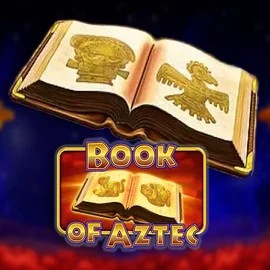 Book of Aztec slot logo by Amatic Industries at Kruuna Casino