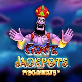 Logo of Genie Jackpots Megaways from Blueprint Gaming at Kruuna Casino