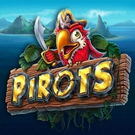 Pirots slot logo by ELK Studios at Kruuna CasinoPirots